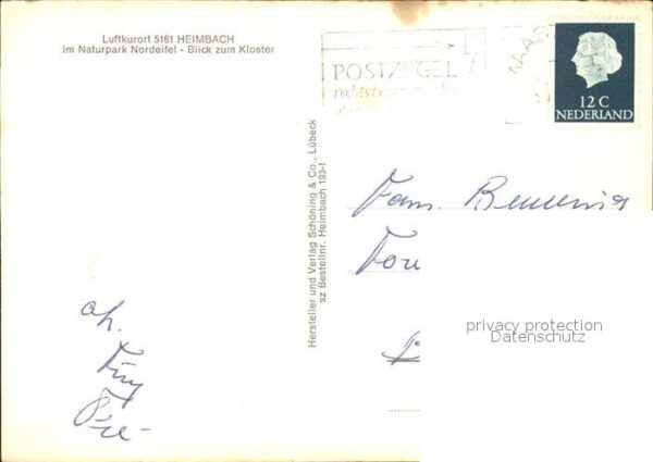 Heimbach Eifel Fliegeraufnahme mit Kloster – Bild 2