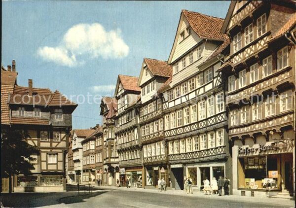Hann. Muenden Langestrasse Fachwerkhäuser