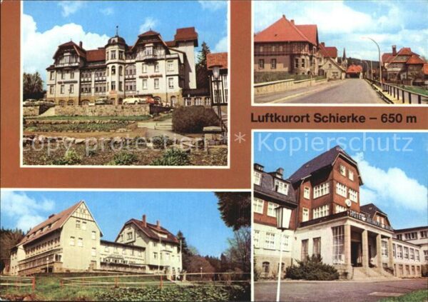 Schierke Harz Erholungsheime Brockenstrasse
