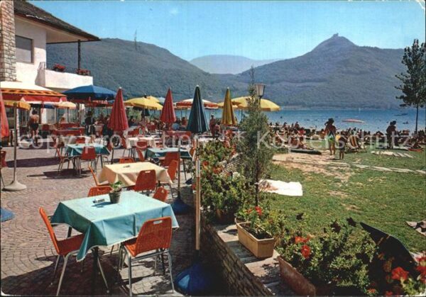 Kalterer See Suedtirol Hotel Seegarten und Ruine Leuchtenburg