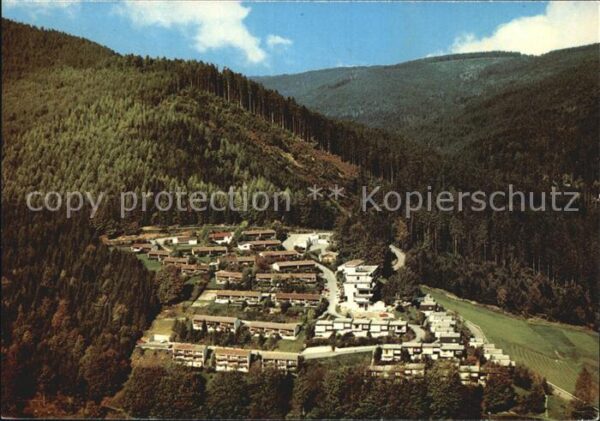 Obertal Baiersbronn Fliegeraufnahme Feriendorf Hirschauerwa