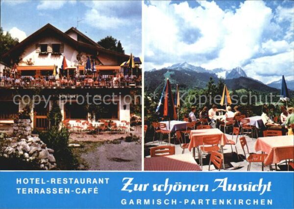 Garmisch-Partenkirchen Hotel Restaurant Terrassen-Cafe Zur sch