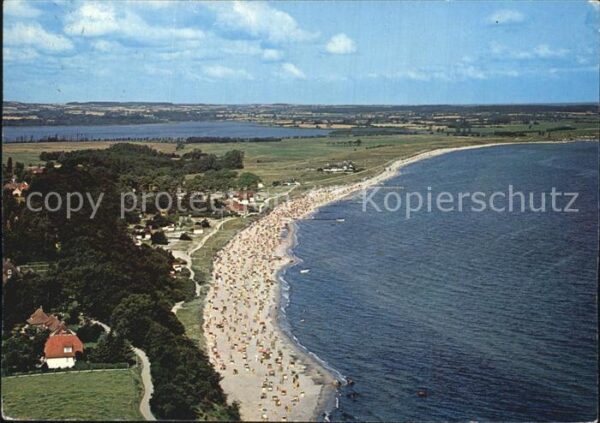 Hohwacht Ostseebad Fliegeraufnahme mit Strand