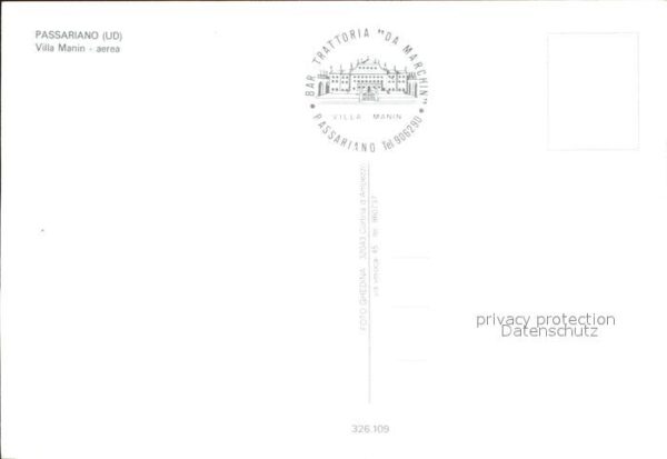 Codroipo Passariano Villa Manin Fliegeraufnahme – Bild 2
