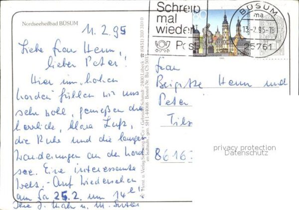 Buesum Nordseebad Fliegeraufnahme – Bild 2