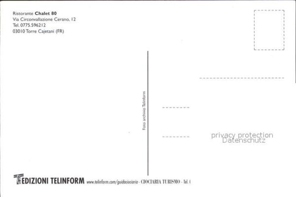 Torre Cajetani Restaurant Chalet 80 – Bild 2