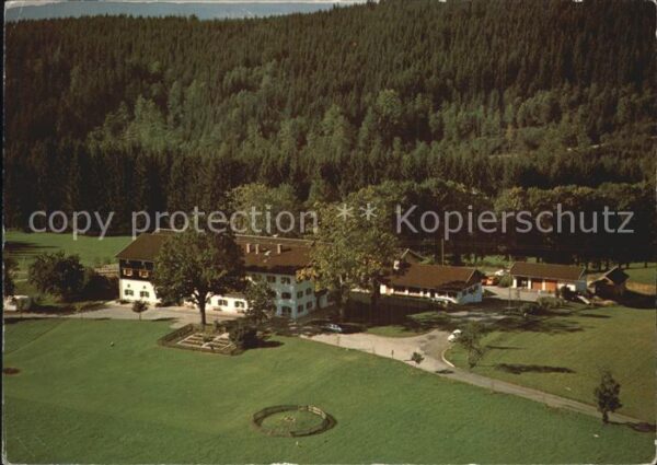 Steingaden Oberbayern Fliegeraufnahme Erholungsstätte Langau