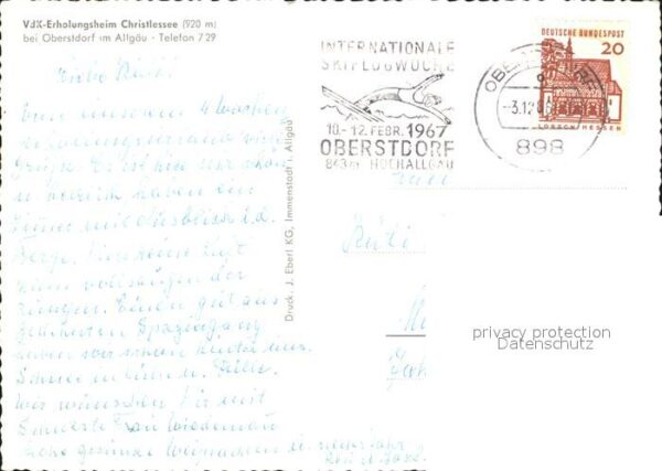Oberstdorf VdX-Erholungsheim Christlessee – Bild 2
