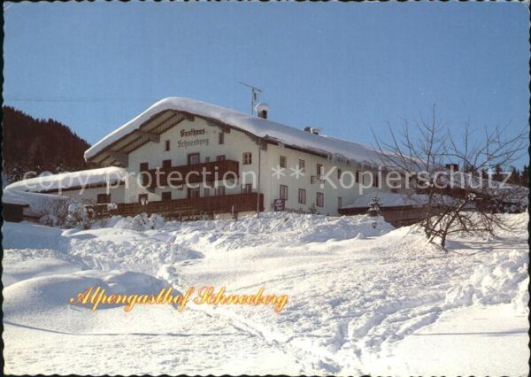 Thiersee Alpengasthof Schneeberg