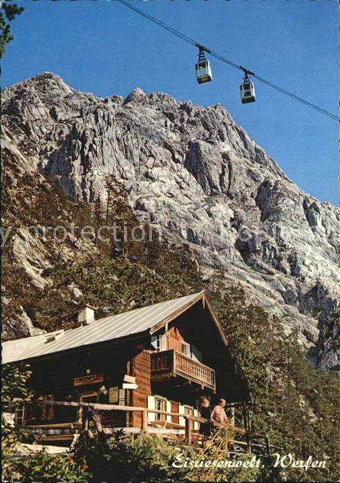 Werfen Salzburg Rasthütte Wimmer Seilbahn