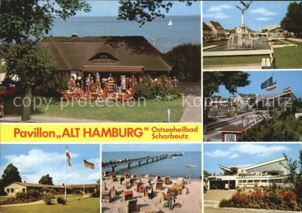 Scharbeutz Ostseebad Pavillon Alt Hamburg Strand