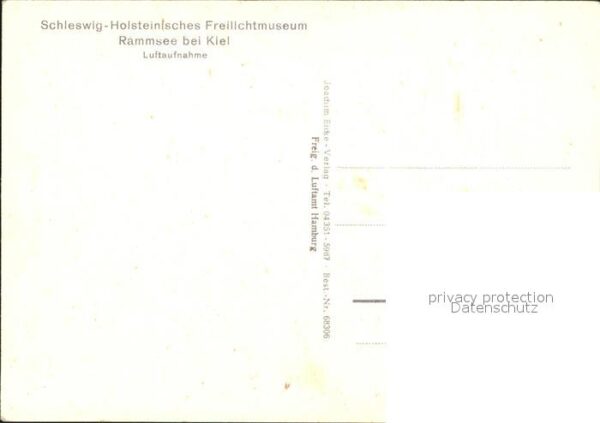 Rammsee Kiel Fliegeraufnahme Freilichtmuseum bei Kie – Bild 2