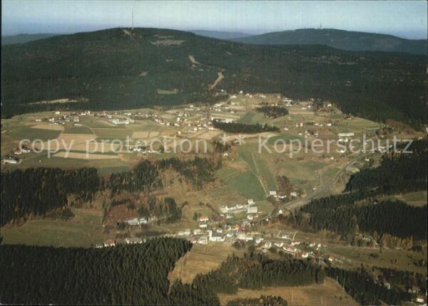 Oberwarmensteinach Fliegeraufnahme Fleckl mit Fichtelgebir