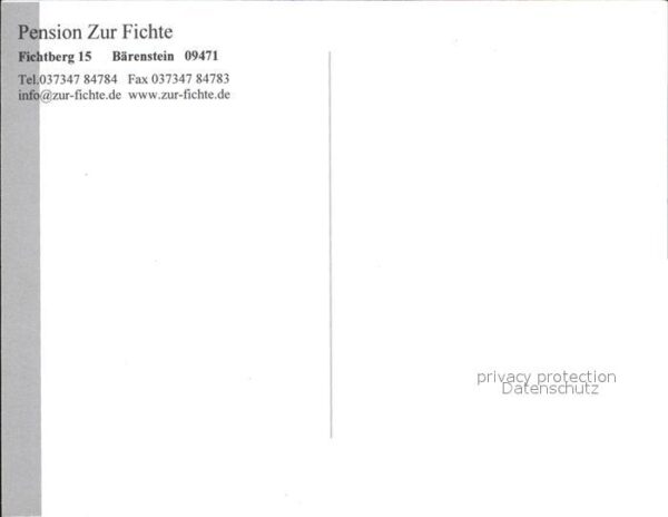 Baerenstein Annaberg-Buchholz Pension zur Fichte – Bild 2