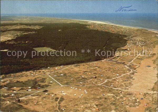 Vlieland Fliegeraufnahme Kampeerterrein Storteme