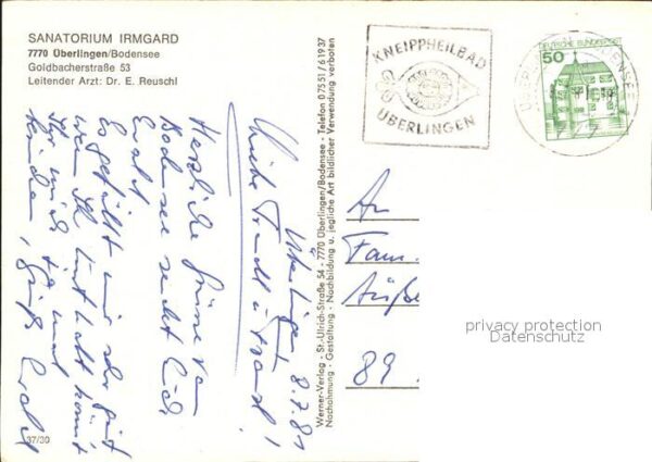 Ueberlingen Bodensee Sanatorium Irmgard – Bild 2