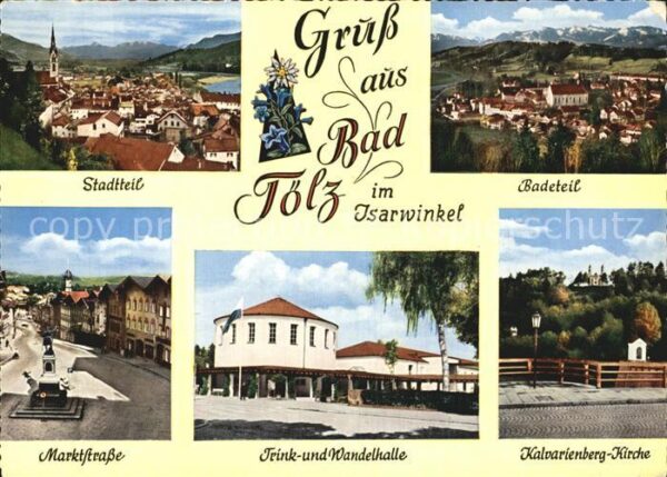 Bad Toelz im Isarwinkel Marktstrasse Wandelhalle