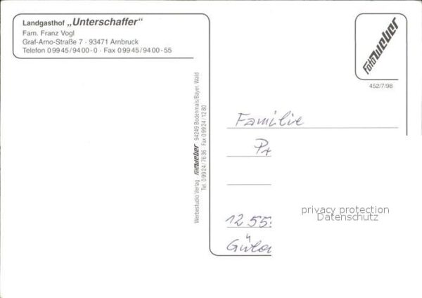 Arnbruck Landgasthof Unterschaffer – Bild 2