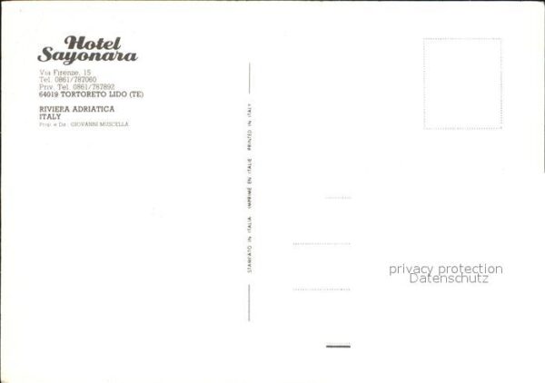 Tortoreto Lido Hotel Sayonara – Bild 2