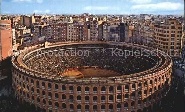 Valencia Valenciana Fliegeraufnahme Plaza de Toros Stierkam