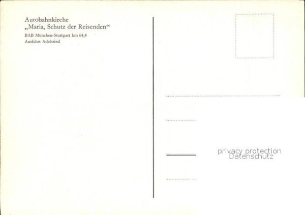 Adelsried Augsburg Autobahnkirche innen – Bild 2