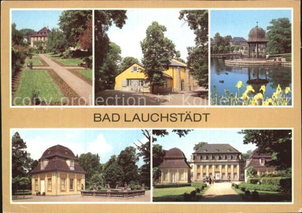 Bad Lauchstaedt Goethehaus Goethetheater Kolonnaden Kur