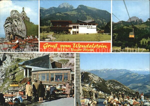 Wendelstein Berg Seilbahn Bergstation