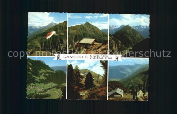 Mayrhofen Zillertal Gamshütte Berghütte Zillertaler Alpen