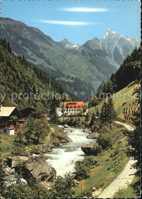 Mayrhofen Zillertal Gasthof Pension Zillergrund mit Brandbe