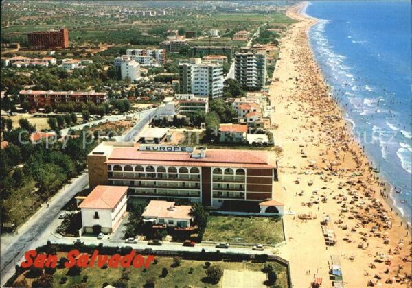 San Salvador Tarragona Playa Hoteles Strand Hotels Fliegeraufn