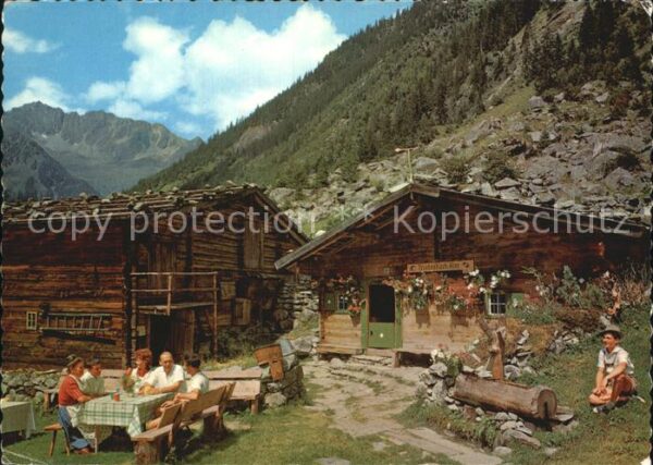 Ginzling Alm im Zillertal Tristenbachalm in der