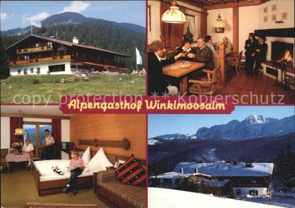Reit Winkl Alpengasthof Winklmoosalm Alpenpanorama
