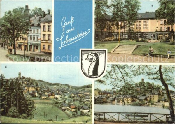 Lobenstein Bad Markt Kulturhaus Burg