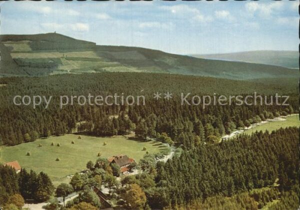 Braunlage Gaststätte Königskrug Fliegeraufnahme