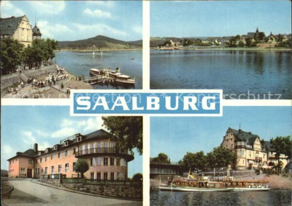 Saalburg Saale Dampferanlegestelle Stausee FDGB Erholu