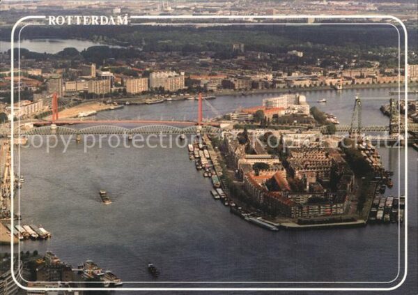Rotterdam Noordereiland Willemsbrug Koningsbrug B