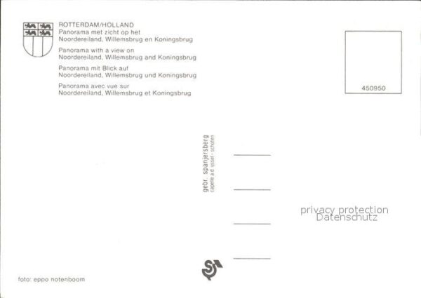 Rotterdam Noordereiland Willemsbrug Koningsbrug B – Bild 2