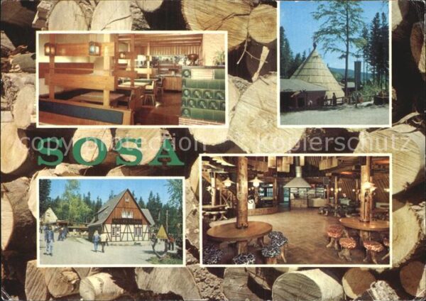 Sosa Erzgebirge Konsumgaststätten Köhlerhütte und Meile