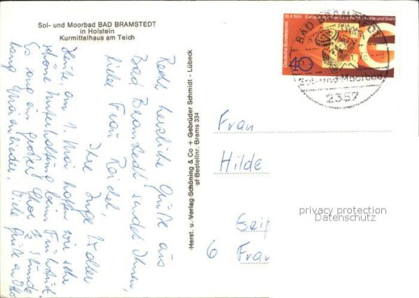 Bad Bramstedt Kurmittelhaus am Teich Solbad Moorbad – Bild 2