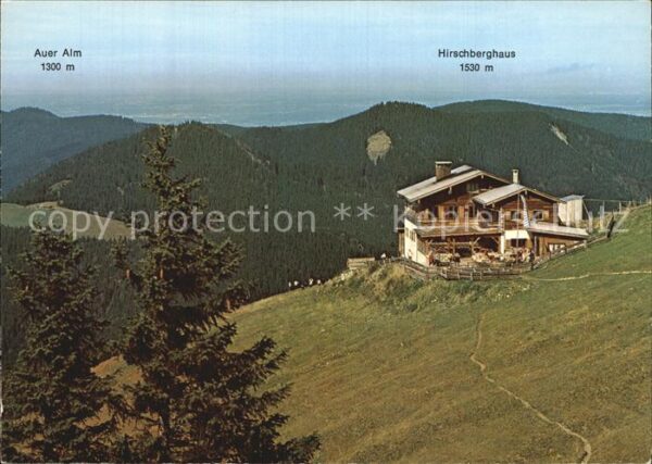 Kreuth Tegernsee Berggaststätte Hirschberghaus Auer Alm
