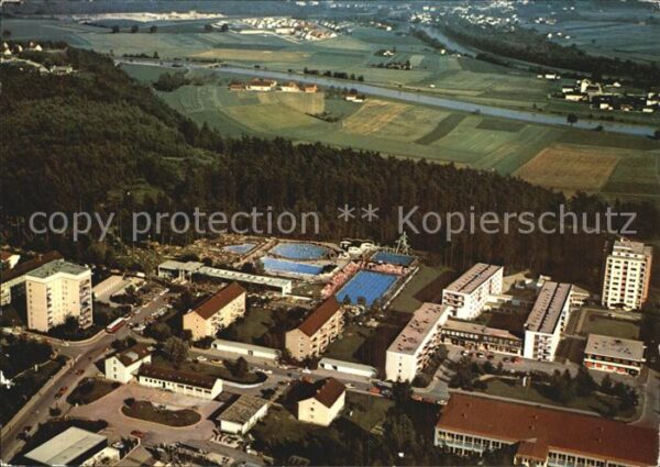Waldkraiburg Waldbad Fliegeraufnahme