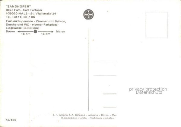 Nals Bozen Frühstückspension Sandhofer Panorama Et – Bild 2