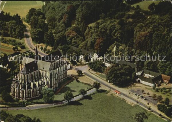 Altenberg Rheinland Altenberger Dom Fliegeraufnahme