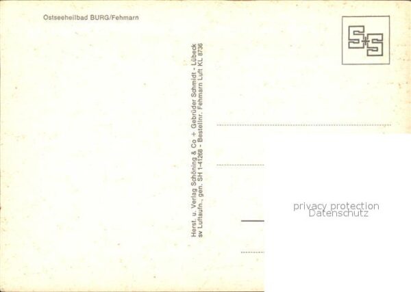 Burg Fehmarn Ostseeheilbad Fliegeraufnahme – Bild 2