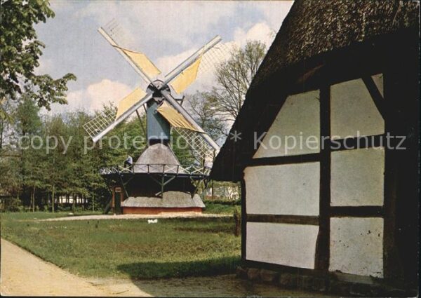 Cloppenburg Museumsdorf Heuerhaus Kokerwindmühle Ni