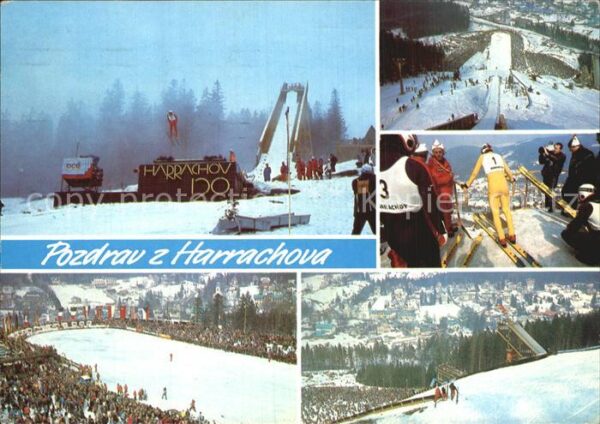 Harrachov Harrachsdorf Skisprungschanze Krkonose Riesengebirge