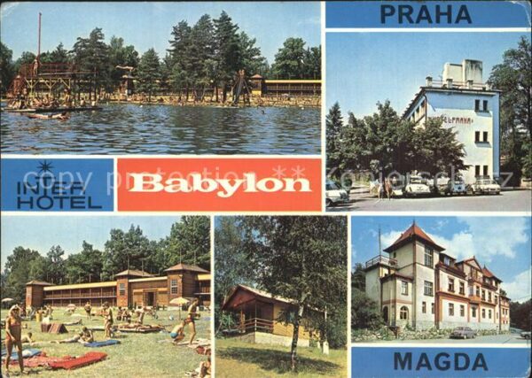 Babylon Babilon Interhotel Praha Magda Badestrand