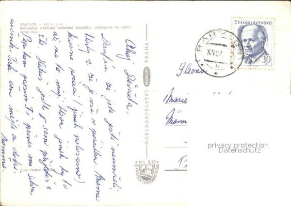 Babylon Babilon Interhotel Praha Magda Badestrand – Bild 2