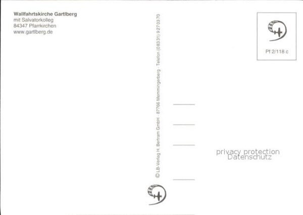 Pfarrkirchen Inn Wallfahrtskirche Gartlberg Salvatorkoll – Bild 2