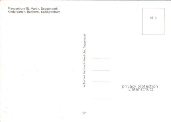 Deggendorf Donau Pfarrzentrum St Martin – Bild 2